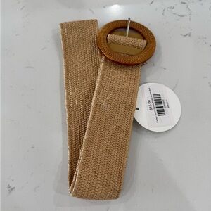 Stylish Brown Rattan Belt